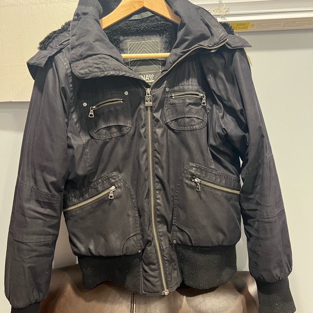 TNA Black Kids Puffer Jacket